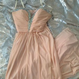 JVN by Jovani Blush Dress